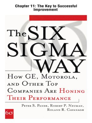 cover image of The Six Sigma Way : How GE, Motorola, and Other Top Companies are Honing Their Performance: The Key to Successful Improvement
